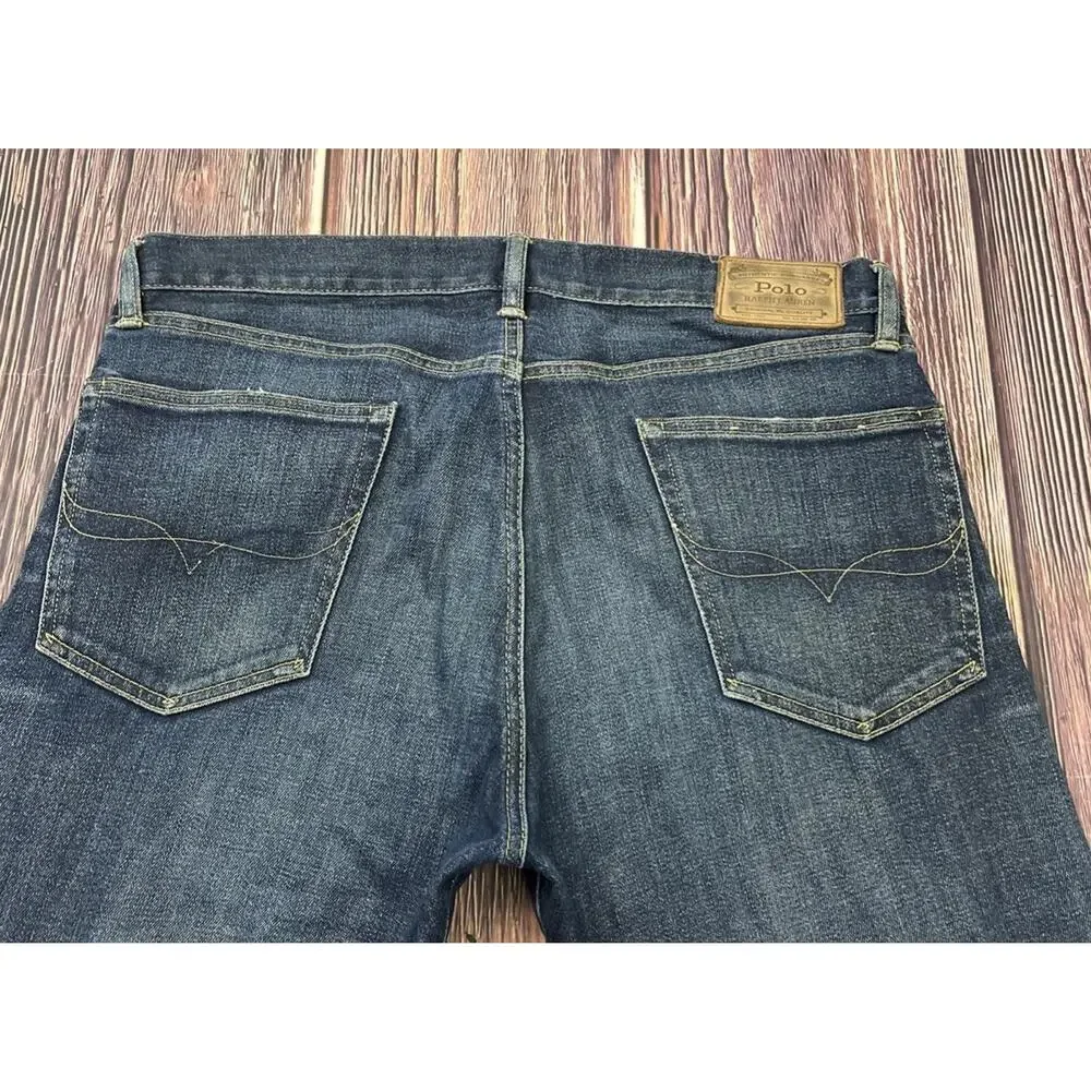 Polo Ralph Lauren Jeans Hampton Straight Stretch Mens 35x32 (Actual 36x32)
